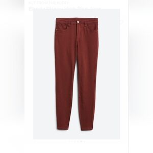 Kut From the Kloth Bhody Skinny High Rise Jean, Burgundy, 6